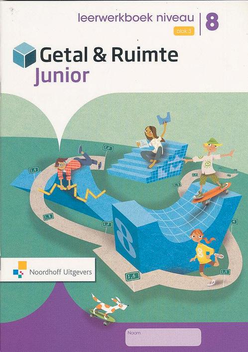 Getal en Ruimte Junior leerwerkboek NIVEAU blok 3 groep 8 (p, Livres, Livres scolaires, Envoi