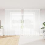 vidaXL Kant Gordijn met gordijnen Bloemen Wit 300 x 260 cm, Huis en Inrichting, Verzenden, Nieuw