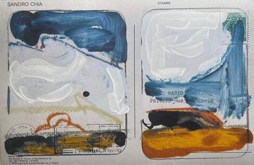 Mario Schifano (1934-1998) - Omaggio a Sandro Chia