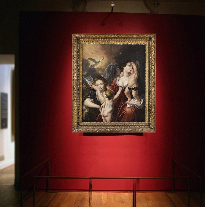 Pieter Paul Rubens (1577-1640), Kring van - Fede, Speranza e, Antiek en Kunst, Kunst | Schilderijen | Klassiek