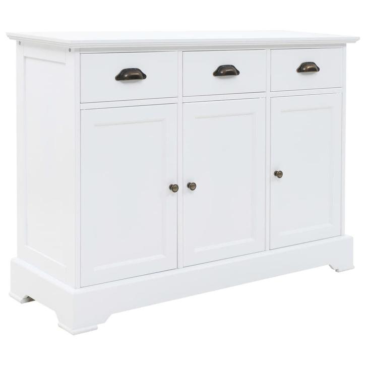 Dressoir MDF Wit | OP = OP | Upgrade je Interieur!, Huis en Inrichting, Kasten | Dressoirs, Minder dan 50 cm, 25 tot 50 cm, Nieuw