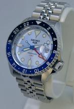 Seiko - 5 GMT Automatic Ice Blue Dial - Sans Prix de Réserve, Handtassen en Accessoires, Horloges | Antiek