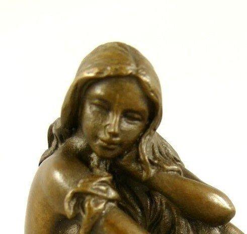 J.B.Deposse Paris - Milo (1910-1978) - Statuette, Zittende, Antiek en Kunst, Curiosa en Brocante