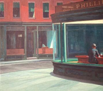 Edward Hopper - “NIGHTHAWKS, 1942”. - Jaren 1940