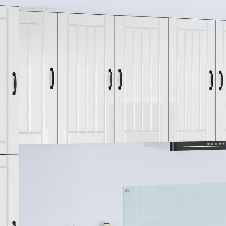 vidaXL Keuken Kast Hoogglans wit 80 x 31 x 80 cm Bewerkt, Huis en Inrichting, Kasten | Overige, Nieuw, Verzenden