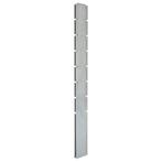 vidaXL Poteau de clôture en gabion argenté 200 cm acier, Jardin & Terrasse, Poteaux, Poutres & Planches, Neuf, Verzenden
