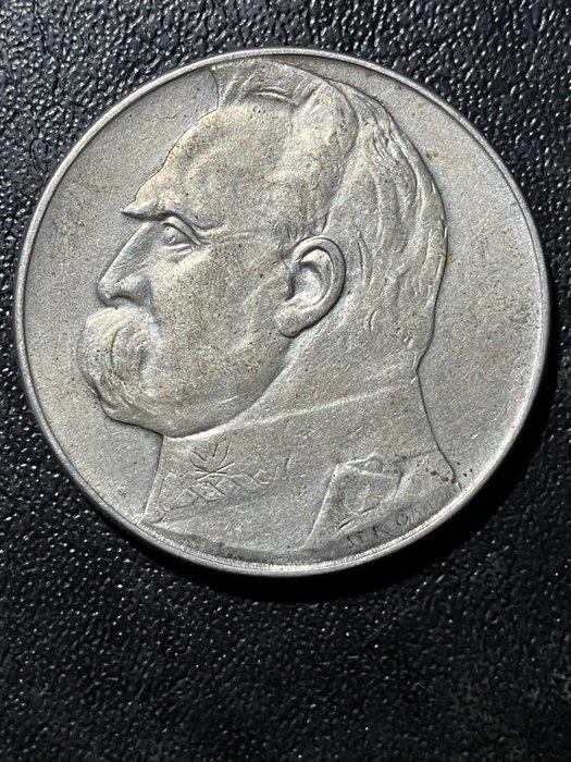 Polen. 10 Zotych 1936 / Józef Pisudski (Zonder, Postzegels en Munten, Munten | Europa | Niet-Euromunten