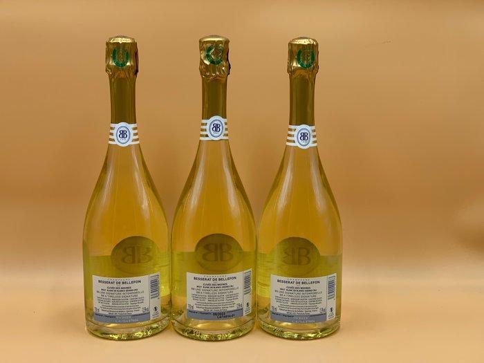 Besserat De Bellefon - Champagne Blanc de Blancs - 3 Flessen, Verzamelen, Wijnen