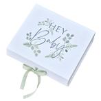 Geschenkdoosje Hey Baby 25cm, Verzenden, Nieuw