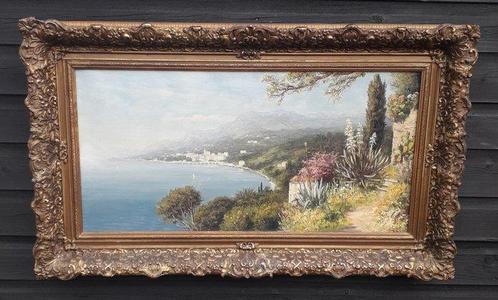 Daniël Been (1885-1967) - Fraai mediterraan kustgezicht, Antiek en Kunst, Kunst | Schilderijen | Klassiek