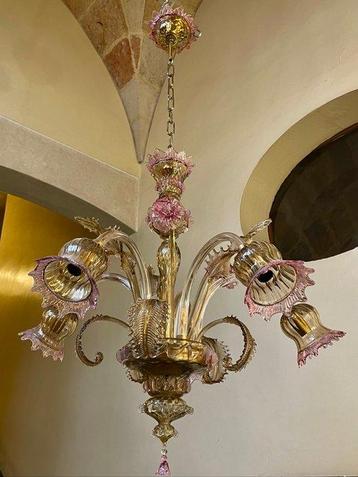 Lustre - Murano - grande ambra rosé