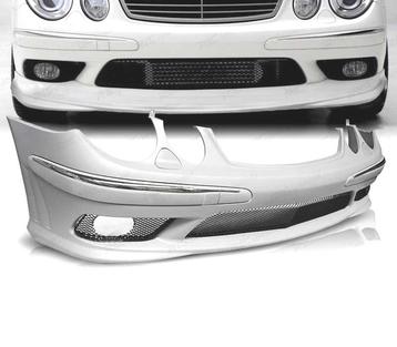 PARE-CHOCS AVANT MERCEDES W211 02-06 LOOK AMG, Verzenden
