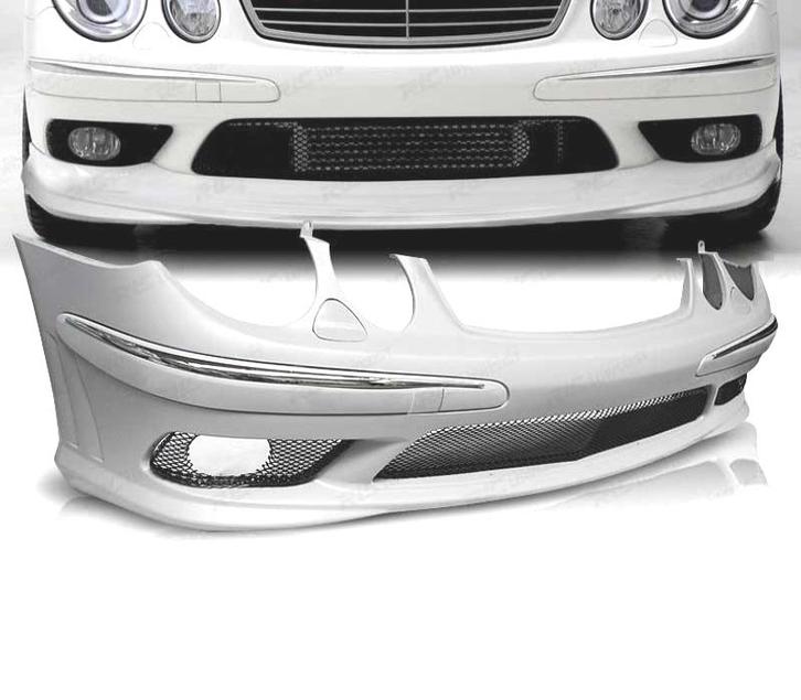 PARE-CHOCS AVANT MERCEDES W211 02-06 LOOK AMG, Auto-onderdelen, Carrosserie, Verzenden
