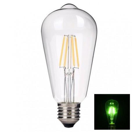 2 Stuks Vintage E27 4W 185-240V ST64 LED-lamp met Filamen..., Huis en Inrichting, Lampen | Overige, Nieuw, Verzenden
