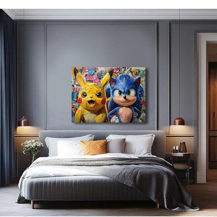 Canvas Fit - Alberto Ricardo - Pikachu & Sonic: Energía y, Games en Spelcomputers, Spelcomputers | Overige Accessoires