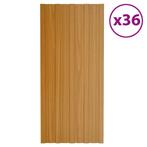 Dakpanelen Gegalvaniseerd 100x45cm|Tweede Kansje | OP = OP, Verzenden, Nieuw, Metaal, Dakplaat of Dakpanplaat