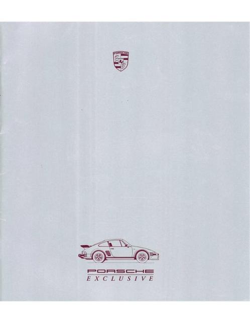 1987 PORSCHE EXCLUSIVE HARDCOVER BROCHURE DUITS | ENGELS, Boeken, Auto's | Folders en Tijdschriften