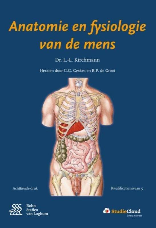 Anatomie en fysiologie van de mens + StudieCloud, Boeken, Wetenschap, Zo goed als nieuw, Verzenden