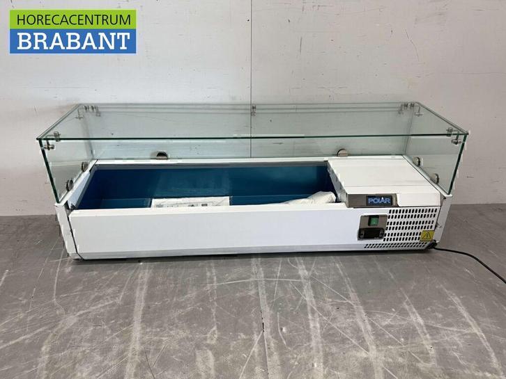 Acier inoxydable Polar G608 Vitrine de comptoir, Zakelijke goederen, Horeca | Keukenapparatuur, Verzenden