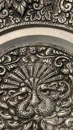 Schaal - Verzilverd - Pauwen, Antiquités & Art