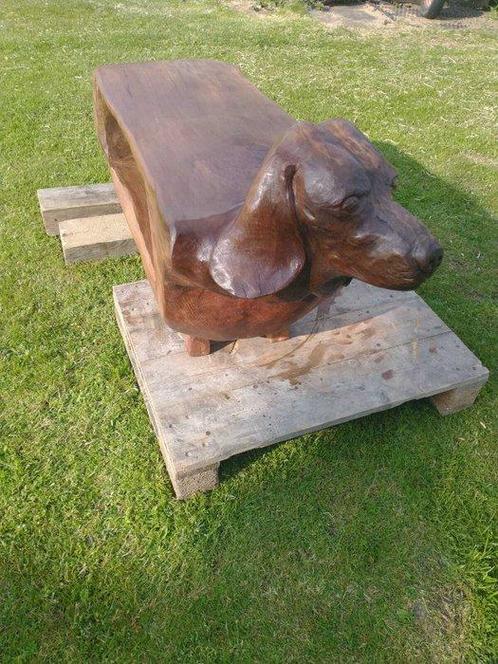 Salontafel - Hout - Beeldhouwde handwerk, Antiek en Kunst, Curiosa en Brocante