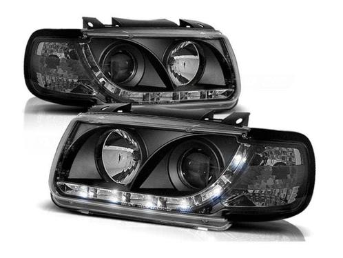 LED DRL koplamp units Black geschikt voor VW Polo 6N, Autos : Pièces & Accessoires, Éclairage, Envoi