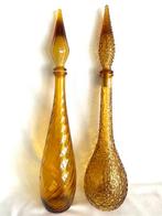 Karaf (2) - Grote Italiaanse vintage design karaffen , jaren, Antiek en Kunst