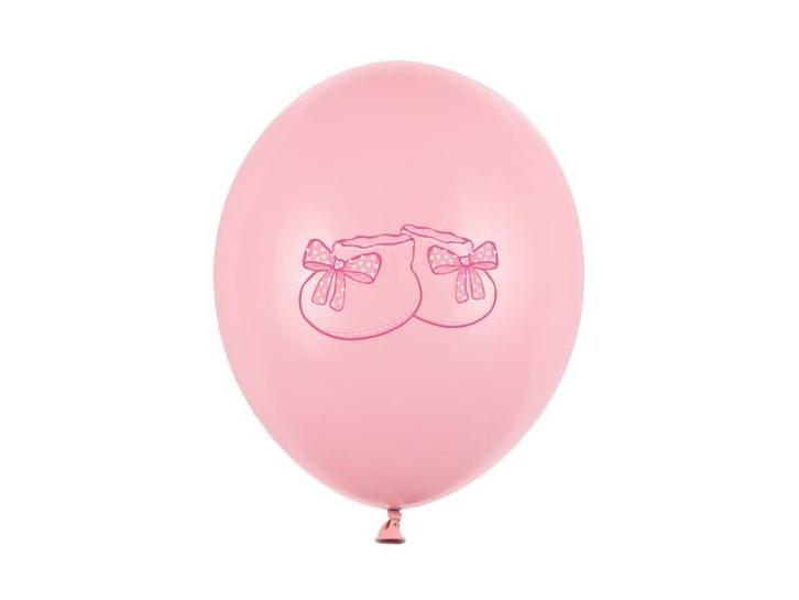 Ballonnen Babyschoentjes Roze 30cm 6st, Hobby & Loisirs créatifs, Articles de fête, Envoi
