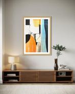 Sam Burnet (1969) - Bauhaus Vision XXL Huile sur toile Sans, Antiek en Kunst