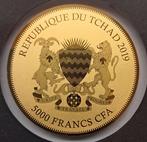 Tsjaad. 5000 Francs 2019 Mighty American Bison (Zonder, Postzegels en Munten