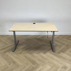Tweedehands Eromes slingerbureau, 140x80 cm, Ahorn - grijs, Gebruikt, Bureau