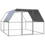 vidaXL Kippenhok 3x4x2 m gegalvaniseerd staal, Verzenden, Nieuw