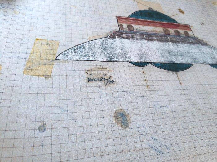 Panamarenko (1940-2019) - Magnetische proporties 1970, Antiek en Kunst, Antiek | Overige Antiek