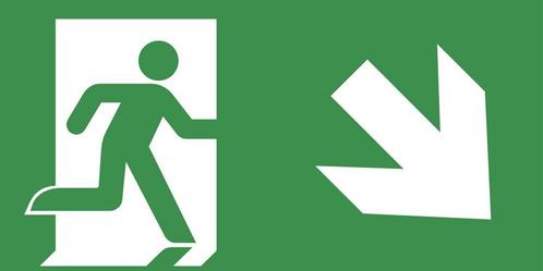 ABB VanLien Evago 22M Nooduitgangsysteem Rechts Beneden -, Doe-het-zelf en Bouw, Bouwverlichting, Verzenden
