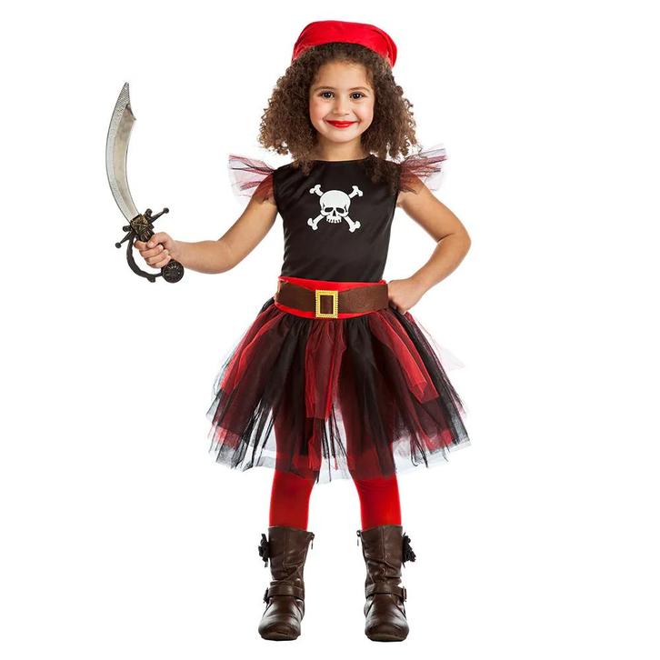 Kostuum Kind Piraat Mary, Kinderen en Baby's, Carnavalskleding en Verkleedspullen, Nieuw, Verzenden