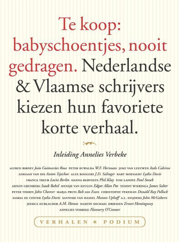Te koop: babyschoentjes, nooit gedragen 9789057599477, Boeken, Literatuur, Gelezen, Verzenden