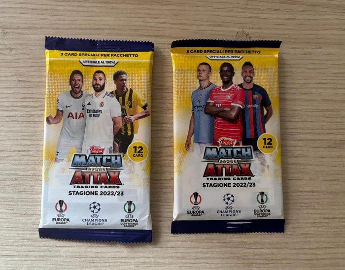 2022/23 Topps Match Attax UEFA - 100 Booster pack - Near, Verzamelen, Stickers