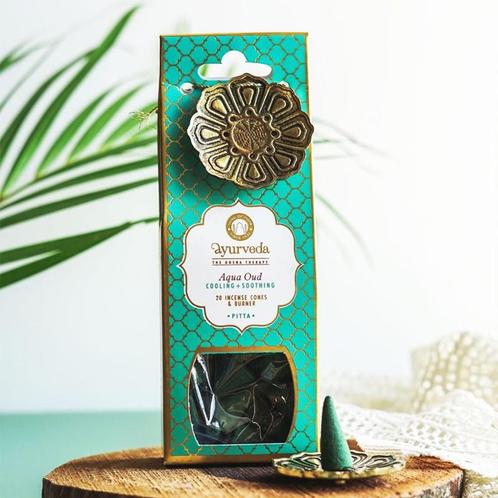 Song of India - Ayurveda Incense cones with Metal hanging, Sports & Fitness, Produits de santé, Wellness & Bien-être, Enlèvement ou Envoi