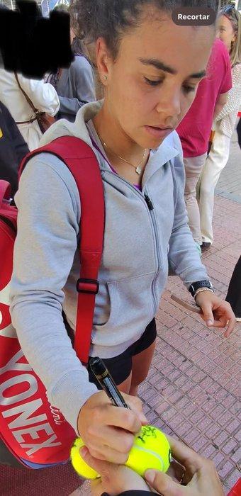 Tennis - Jasmine Paolini - Tennisbal, Verzamelen, Overige Verzamelen