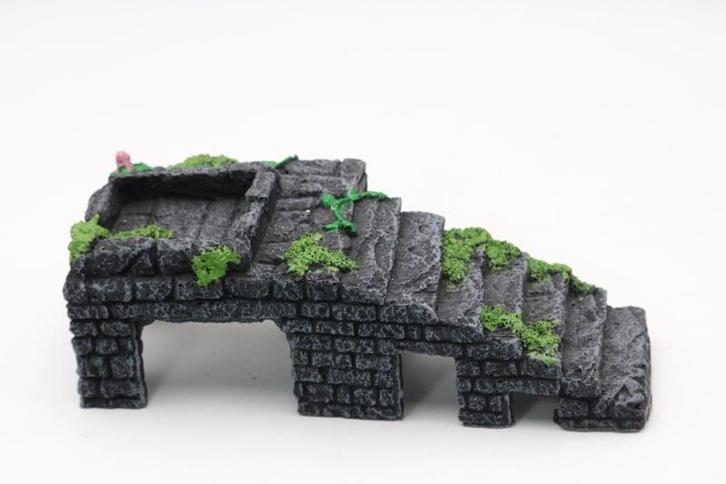 Stenen trap met doorgang medium OS-180 - aquarium decoratie, Dieren en Toebehoren, Vissen | Aquaria en Toebehoren, Sierelement