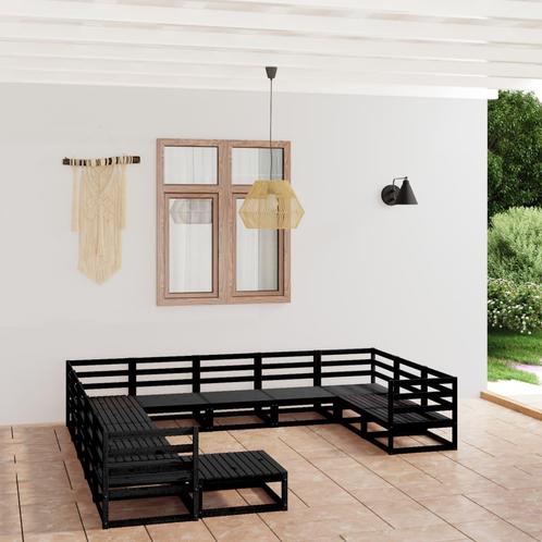 vidaXL 12-delige Loungeset massief grenenhout, Tuin en Terras, Tuinsets en Loungesets, Loungeset, Nieuw, Verzenden