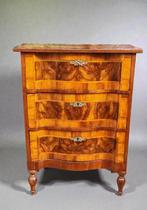 Commode - Noyer, Ronce de noyer, Érable - XVIII siècle, Antiquités & Art