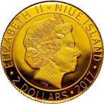 Niue. 2 Dollars 2017 Eurasian Beaver - Castor Fiber,