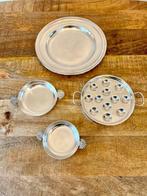 Gallia, Wiskemann - Assiette (4) - Plaqué(e) argent -