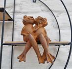 Figurine - A jolly frog couple - Fer
