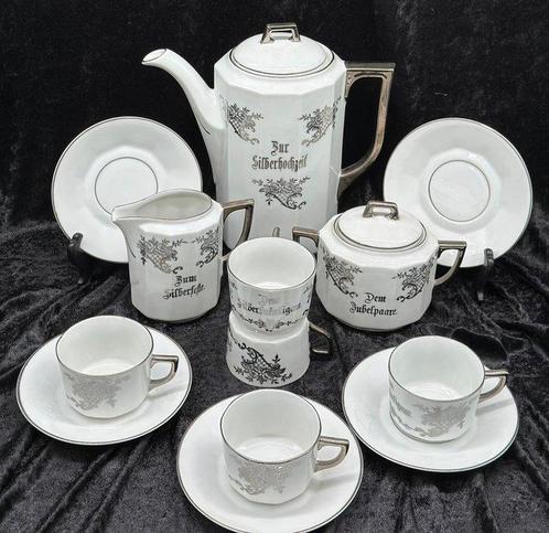 Service à café - Seltener Art Deco von Carl Tielsch C.T., Antiek en Kunst, Antiek | Meubels | Tafels