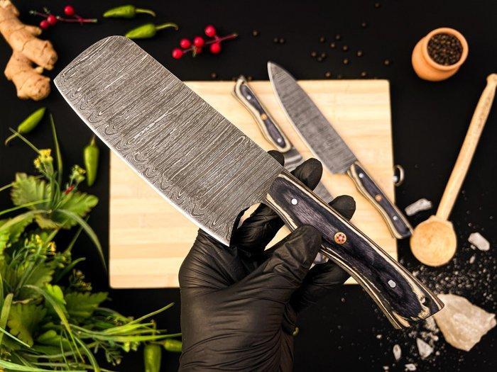 Keukenmes - Keukenchef messen set voor dagelijks gebruik, Antiquités & Art, Antiquités | Ustensiles de cuisine