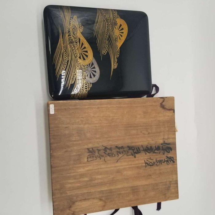 Doos - Goudgolf Motief Lakdoos - Hout - Wajima-nuri Maki-e, Antiek en Kunst, Antiek | Overige Antiek