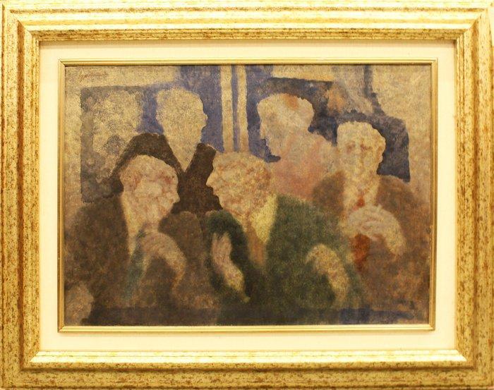 Remo Squillantini (1920-1996) - Figure, Antiek en Kunst, Kunst | Schilderijen | Modern