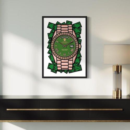 Louis Michel Krüger (1997) - ROLEX DAY-DATE (3D-Artwork), Antiek en Kunst, Kunst | Schilderijen | Modern